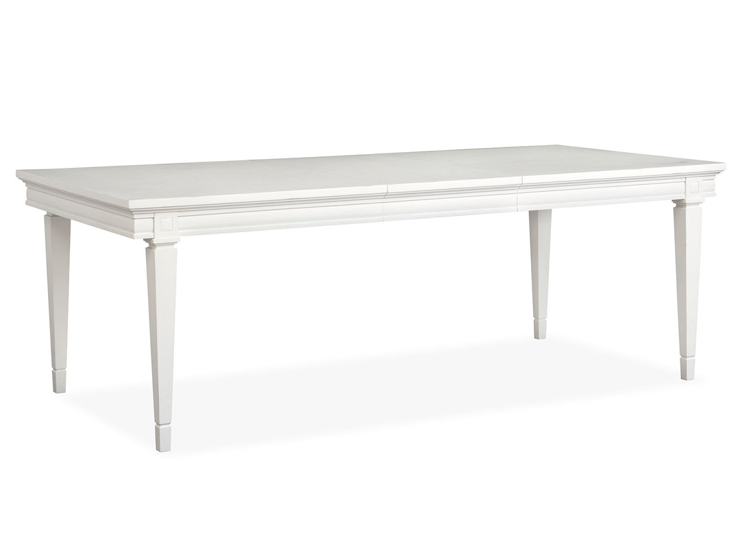 Willowbrook Egg Shell White Extendable Rectangular Dining Table - D5324-20