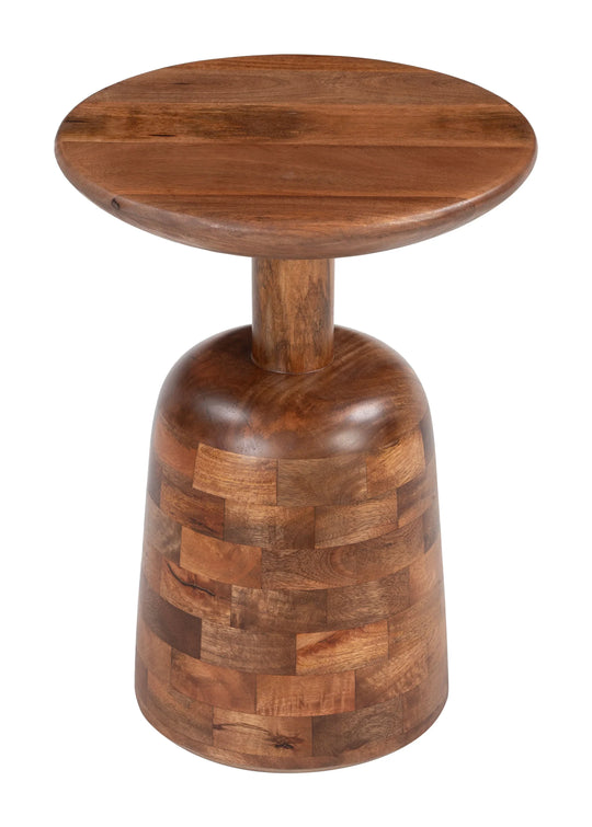 Zuo Kelk Side Table Walnut ACCENT TABLES