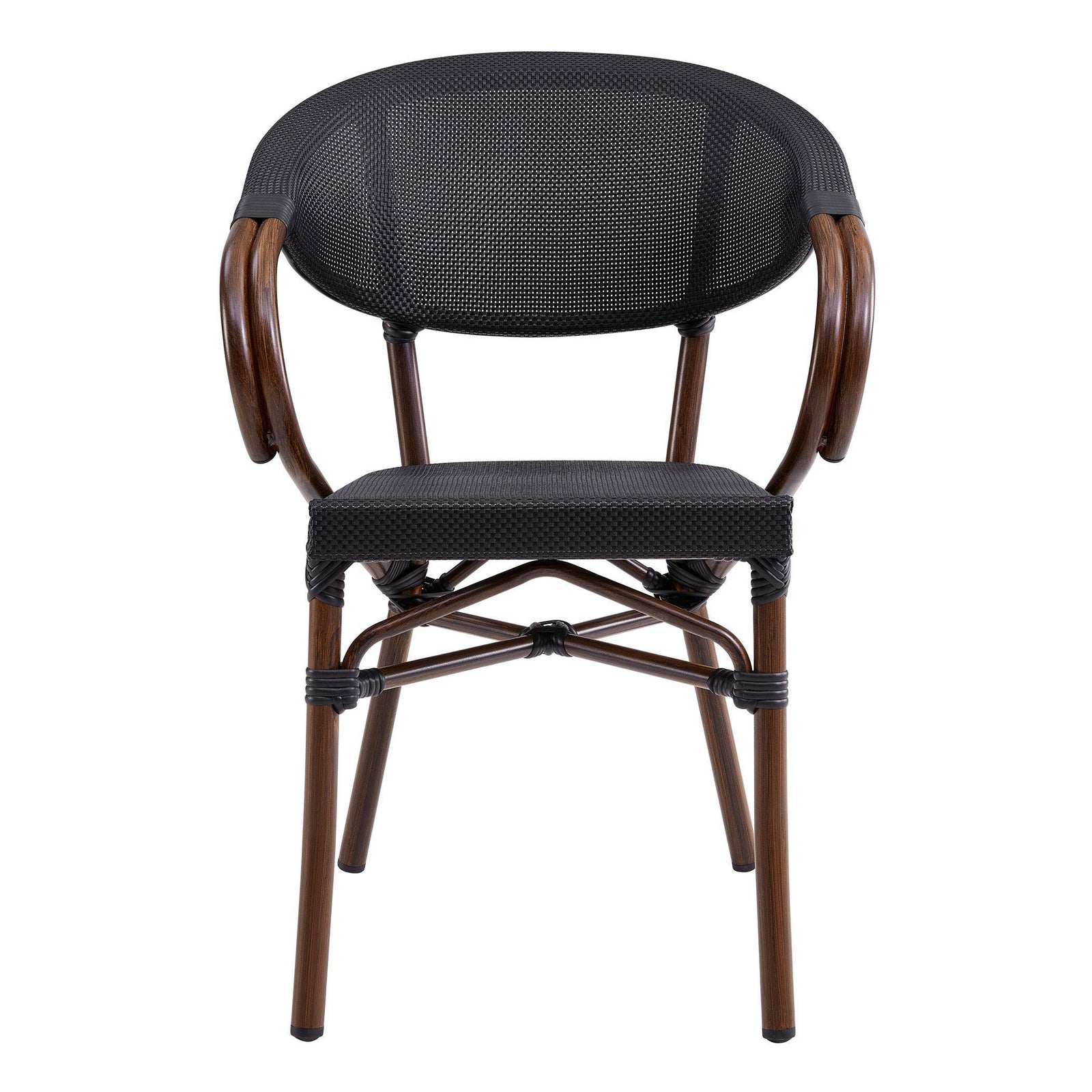 Euro Style Jannie Stacking Armchair - Set of 2 OUTDOOR DINING CHAIRS