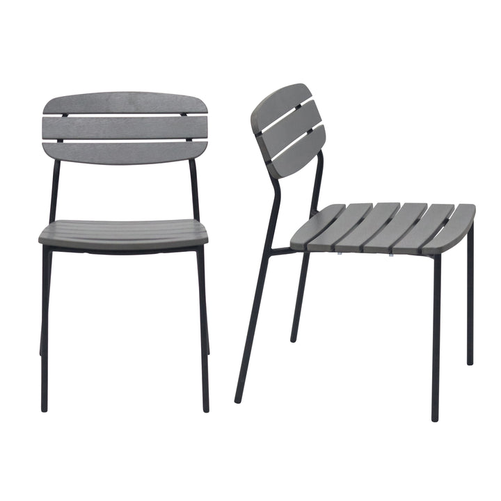 Kalmar Stackable Outdoor Side Chair - Set of 2