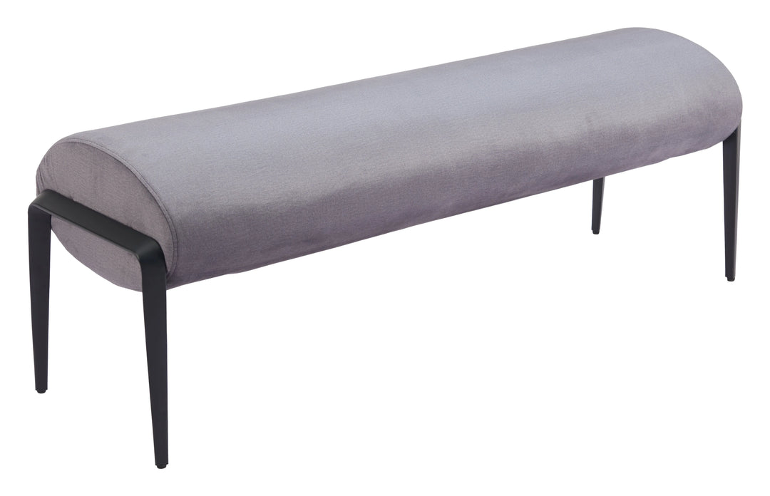 Glatt Bench Gray - AmericanHomeFurniture