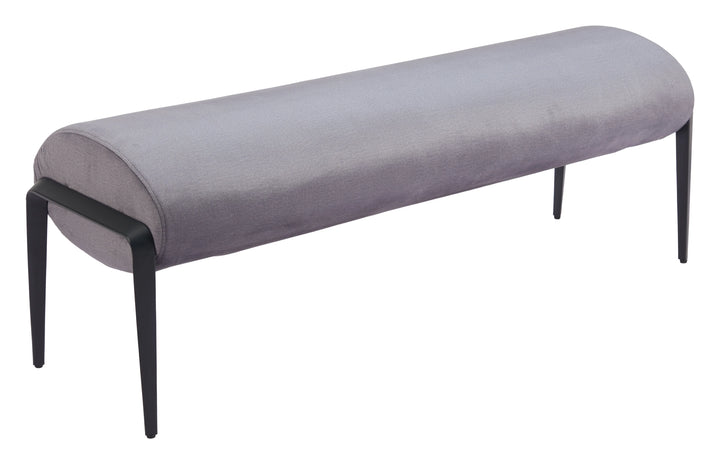 Glatt Bench Gray - AmericanHomeFurniture