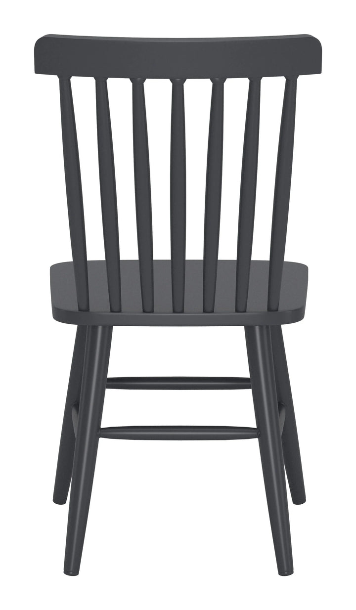 Zeilen Dining Chair (Set of 2) Black - AmericanHomeFurniture
