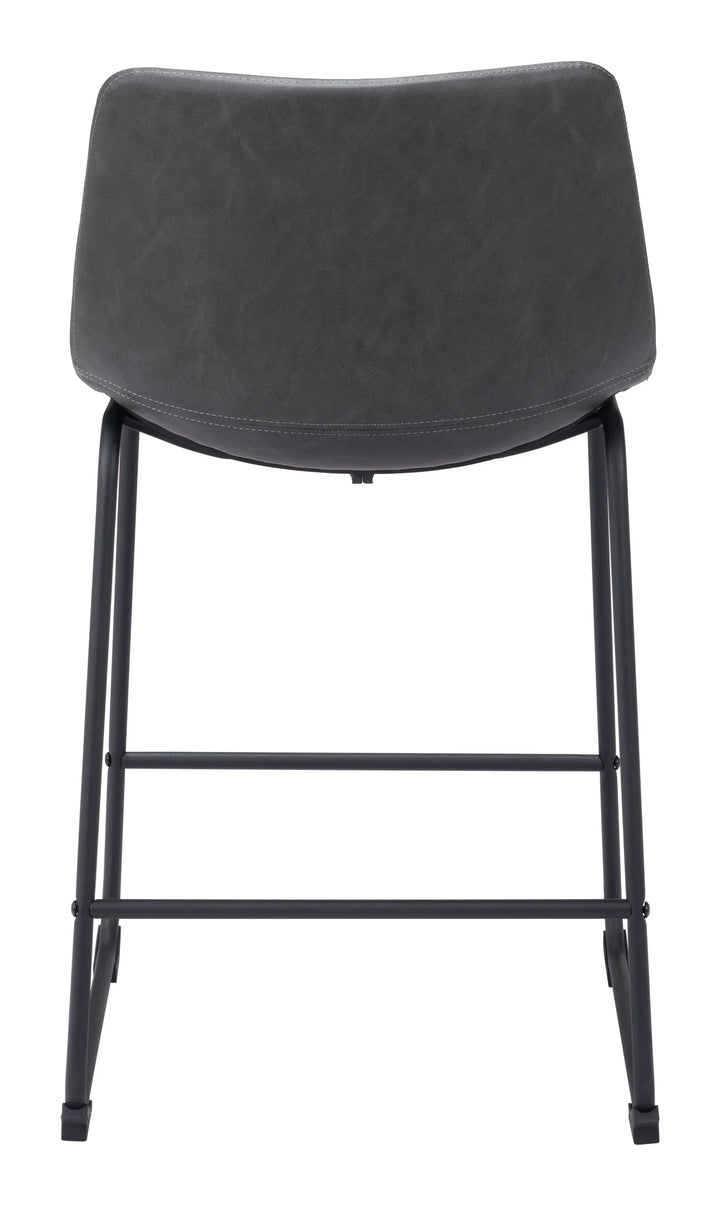 Smart Counter Stool (Set of 2) Charcoal - AmericanHomeFurniture