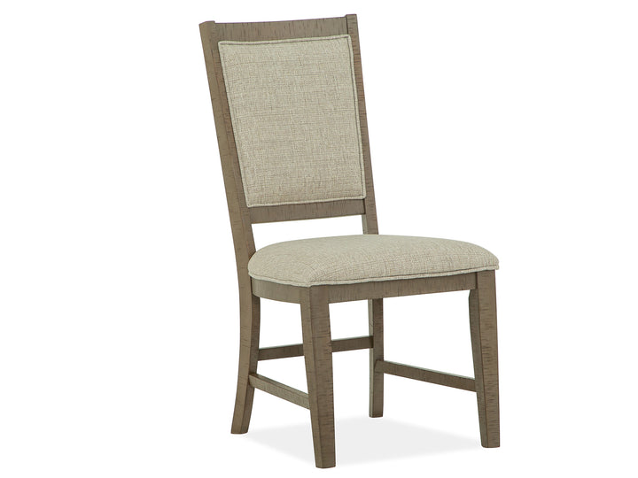 Paxton Place Dovetail Grey Step Upholstered Side Chair - Set of 2 - D4805-65