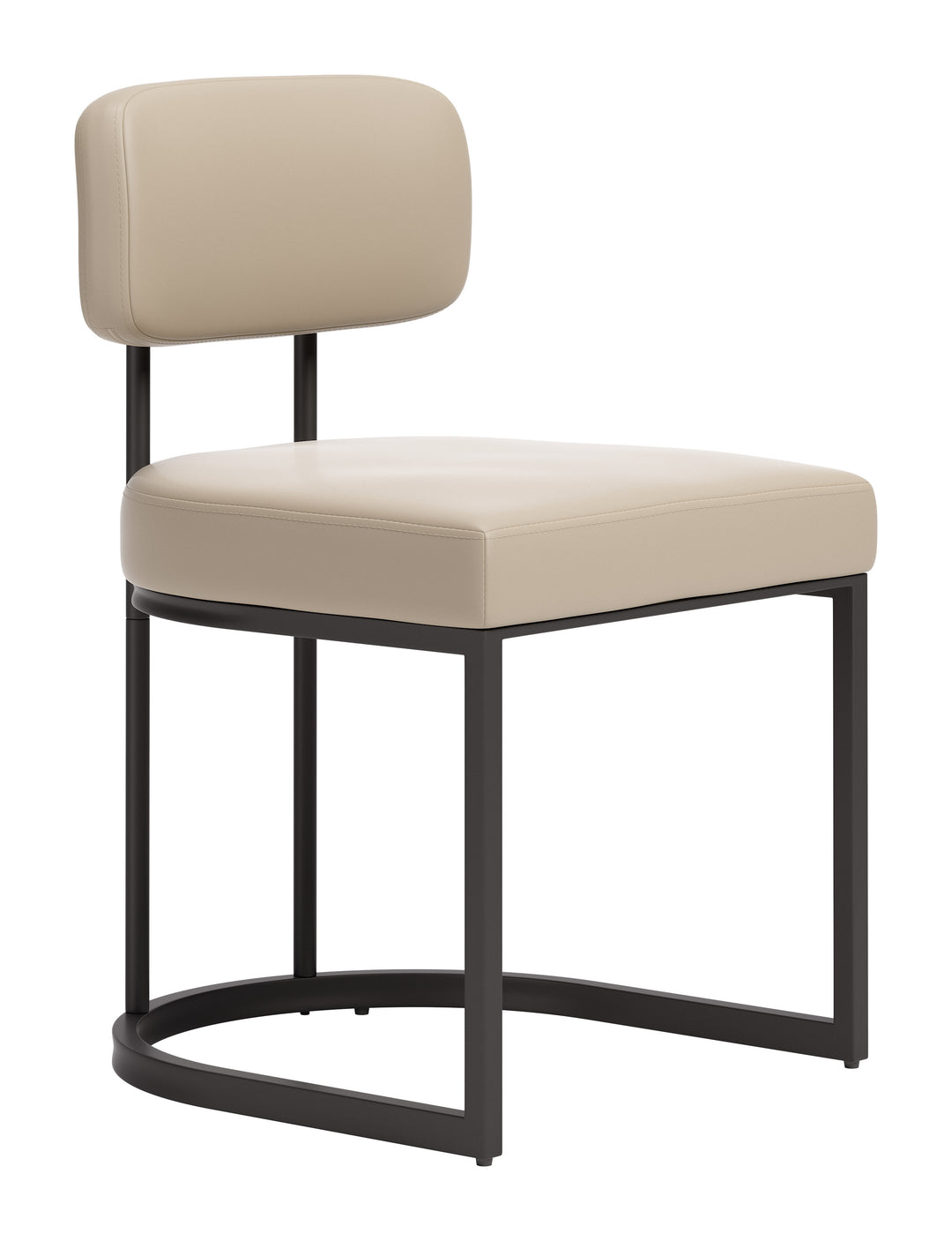 Velar Dining Chair (Set of 2) Beige & Gray