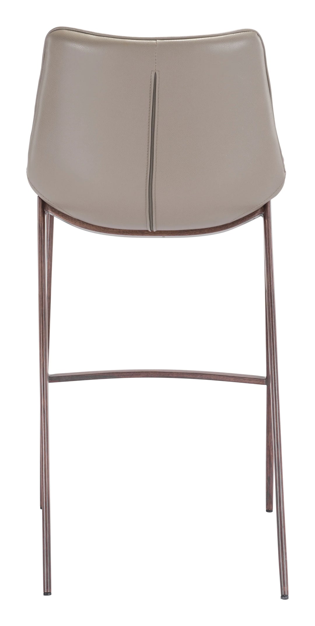 Magnus Barstool (Set of 2) Brown & Walnut - AmericanHomeFurniture