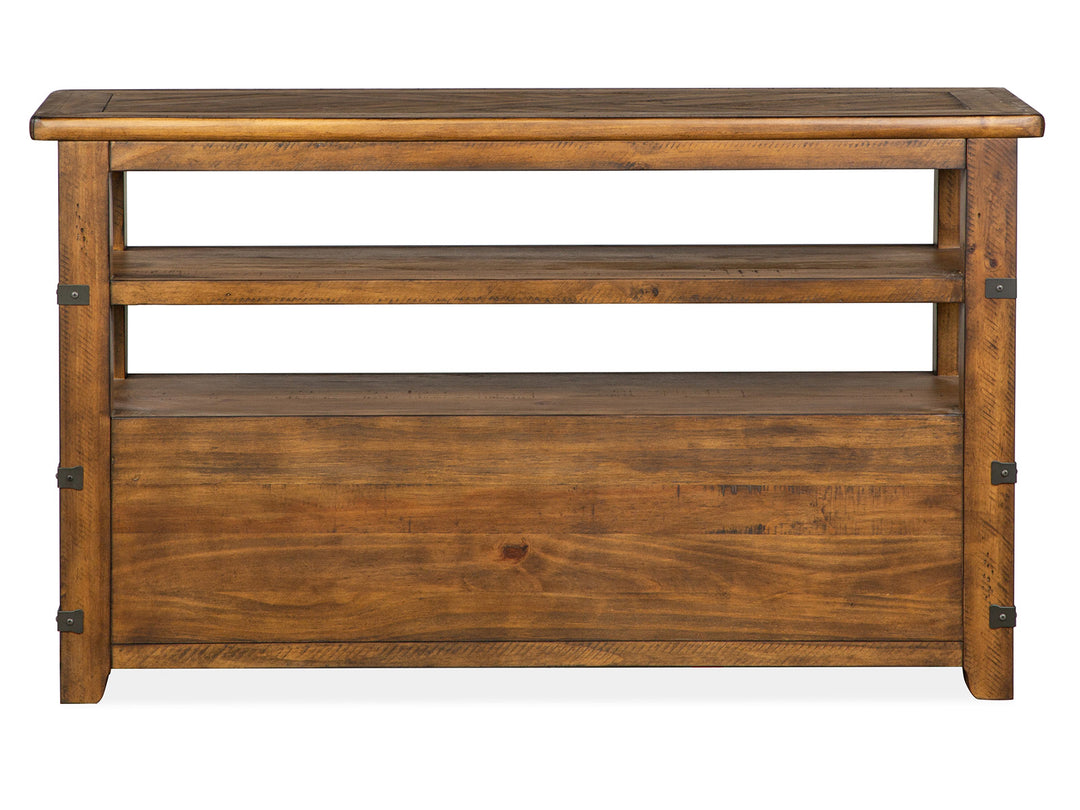 Chesterfield Farmhouse Timber Rectangular Sofa Table - T4717-73