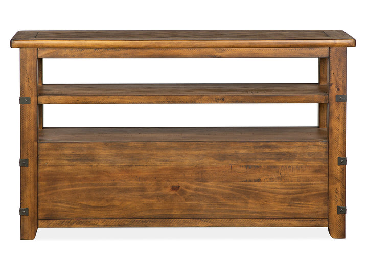 Chesterfield Farmhouse Timber Rectangular Sofa Table - T4717-73