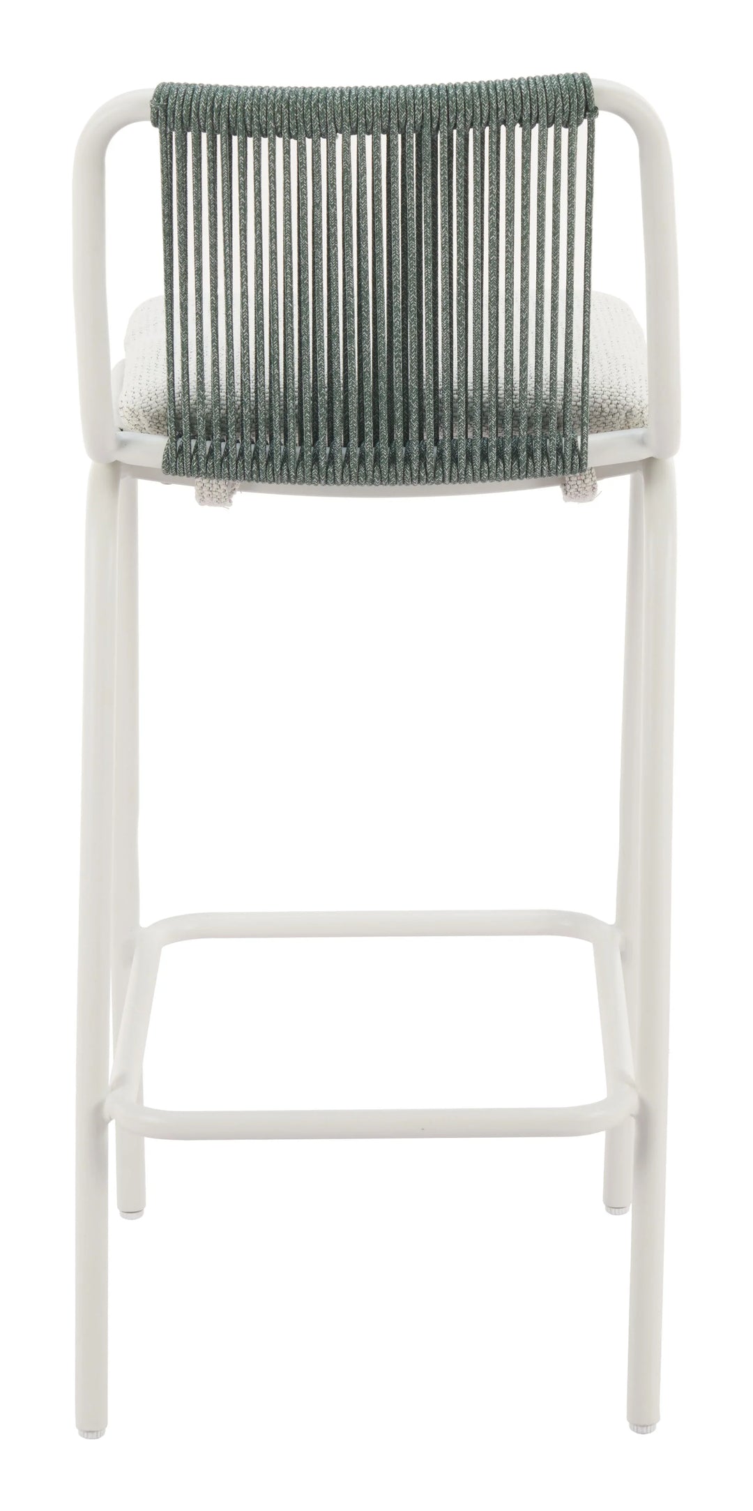 Luft Barstool (Set of 2) White & Green - AmericanHomeFurniture