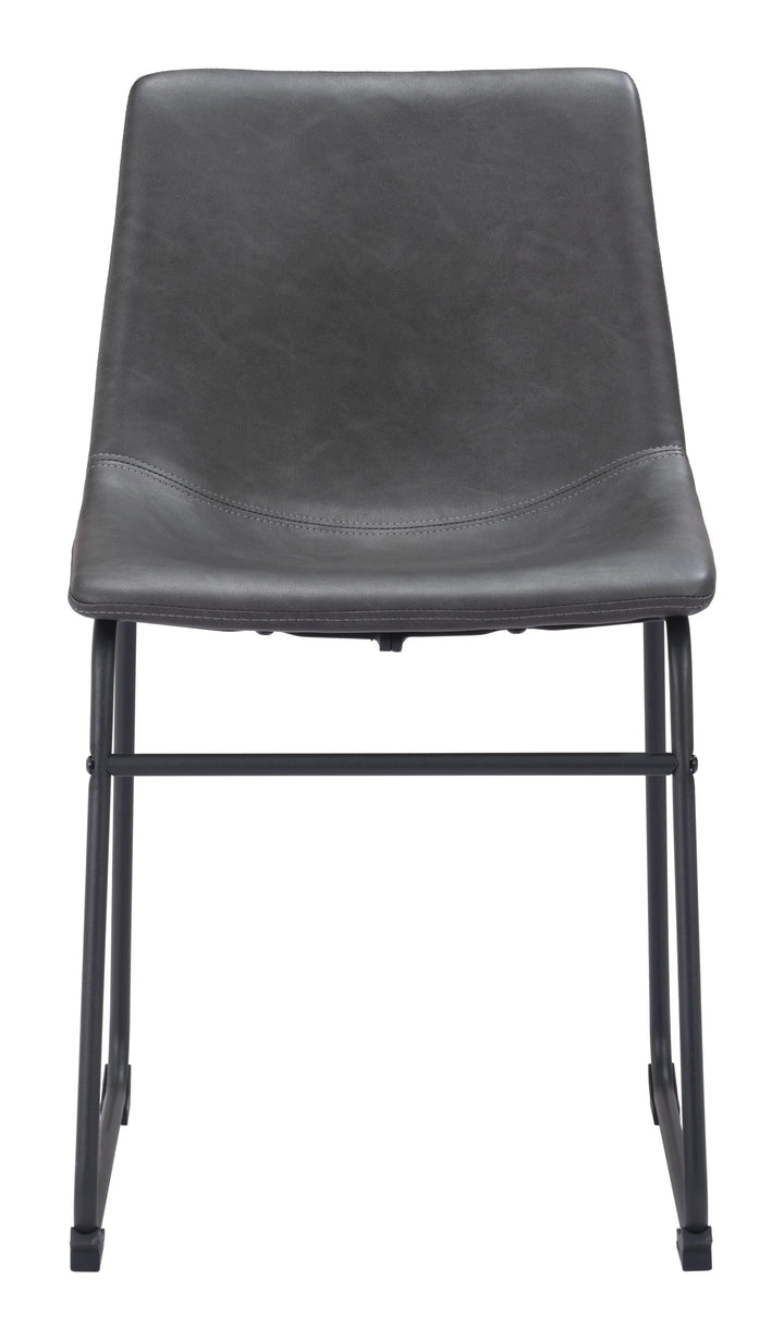 Smart Dining Chair (Set of 2) Charcoal - AmericanHomeFurniture