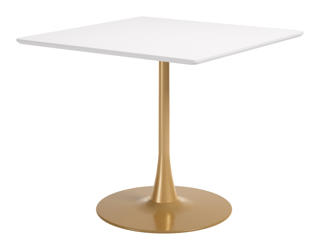 Epas Dining Table White & Gold - 111271