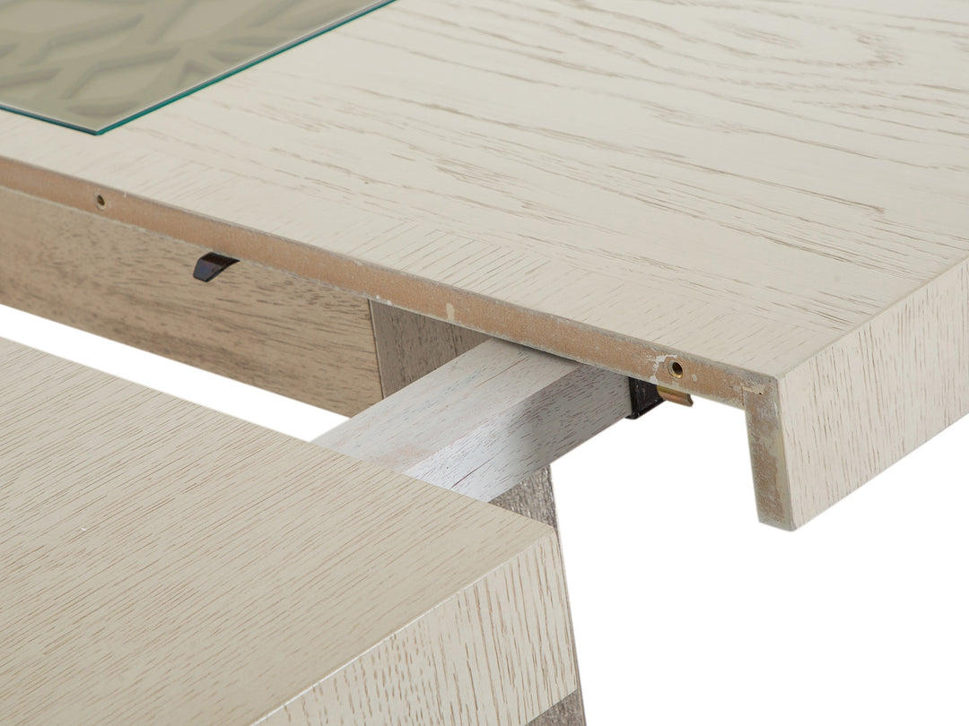 Lenox Acadia White Extendable Rectangular Dining Table - D5490-20