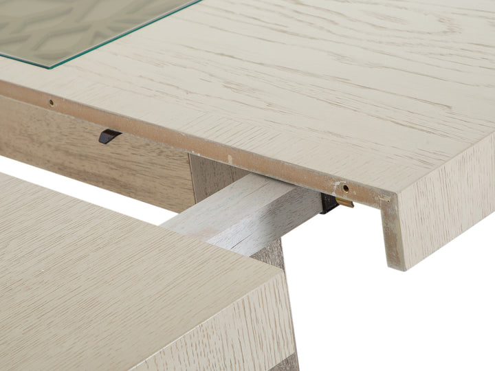Lenox Acadia White Extendable Rectangular Dining Table - D5490-20