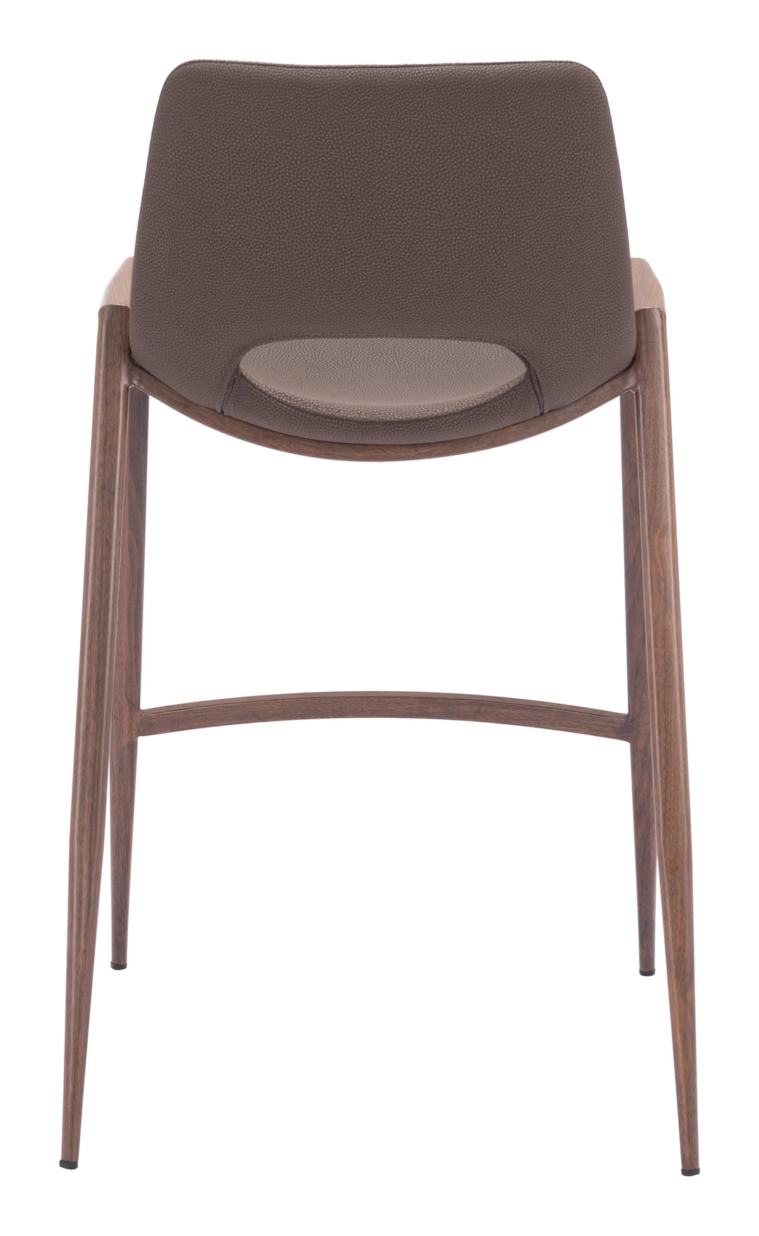 Desi Counter Stool (Set of 2) Brown & Walnut - AmericanHomeFurniture