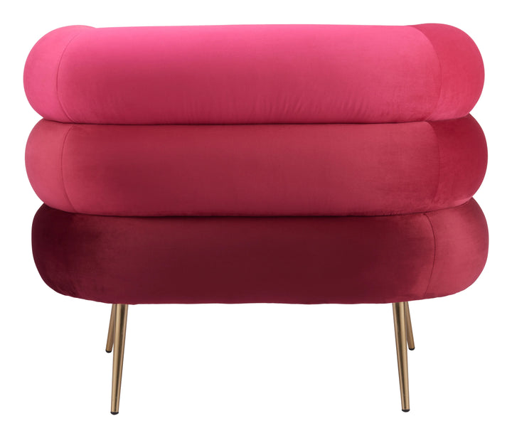 Arish Accent Chair Red - AmericanHomeFurniture