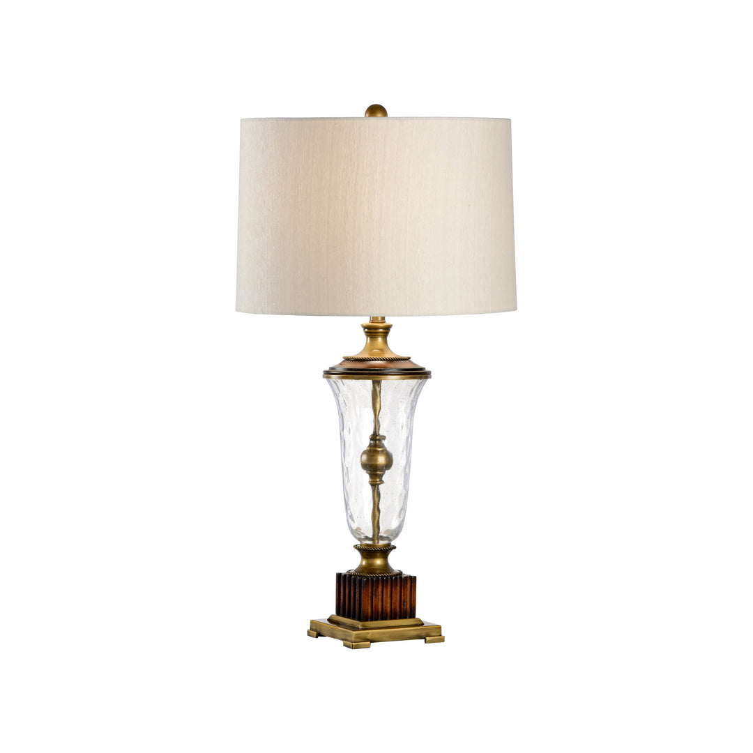 Clear/Mahogany/Antique Brass
