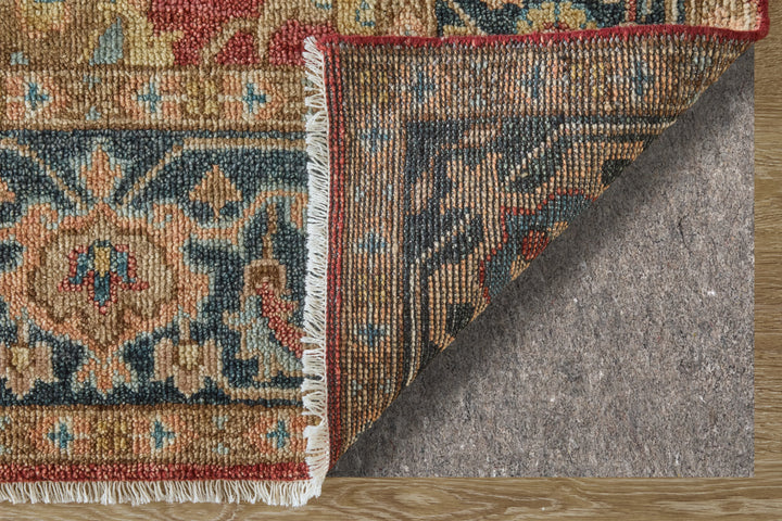 Rectangle/2' x 3'/Rust/Navy