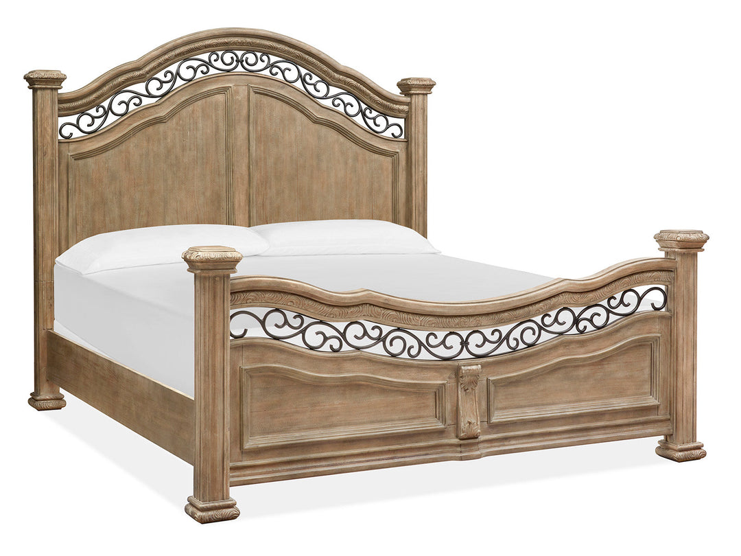 Marisol Fawn Panel Bed
