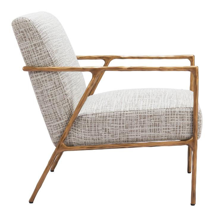 Norrebro Accent Chair Beige Frost - AmericanHomeFurniture