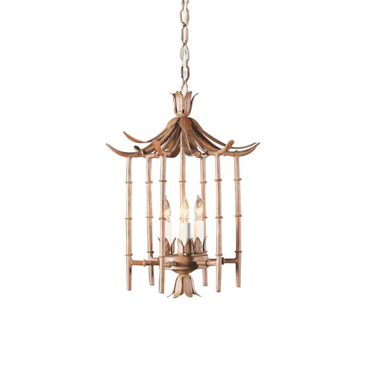 Wildwood Iron Bamboo Lantern PENDANT LIGHTING