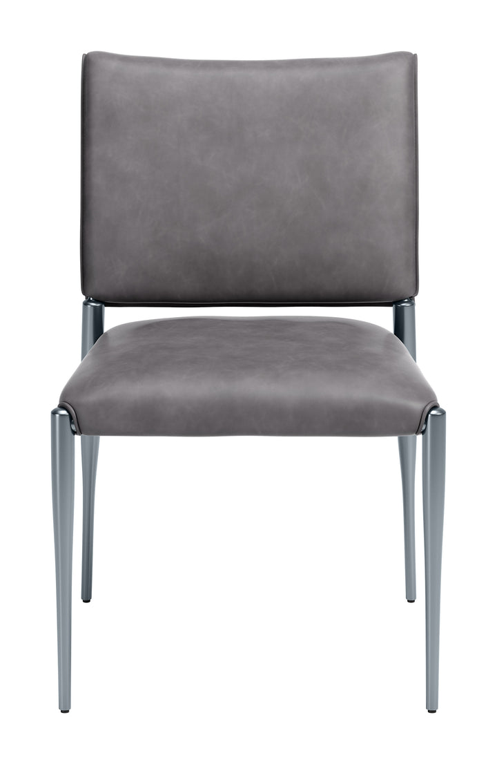 Freesia Dining Chair (Set of 2) Charcoal Gray