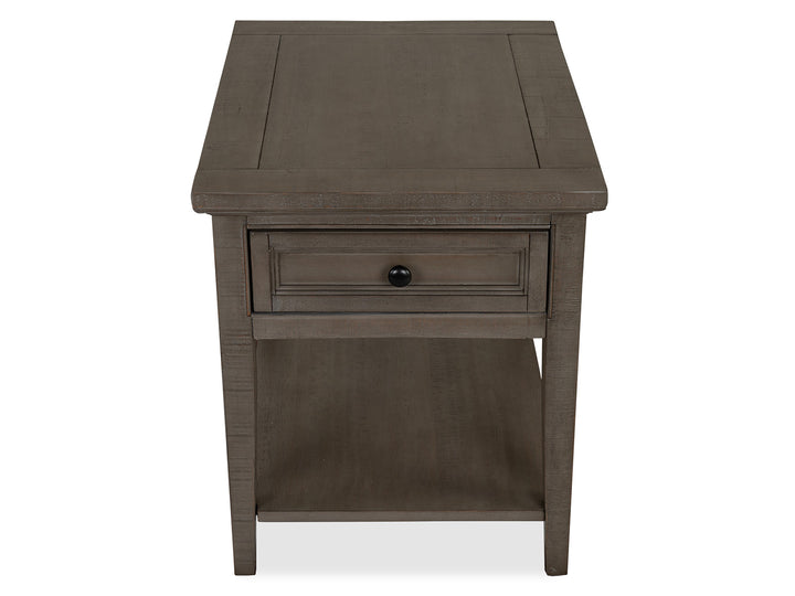 Paxton Place Dovetail Grey Rectangular End Table - T4805-03