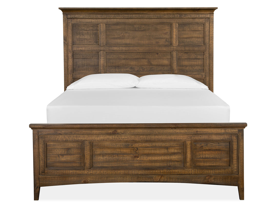 Bay Creek Toasted Nutmeg Queen Panel Storage Bed - B4398-55