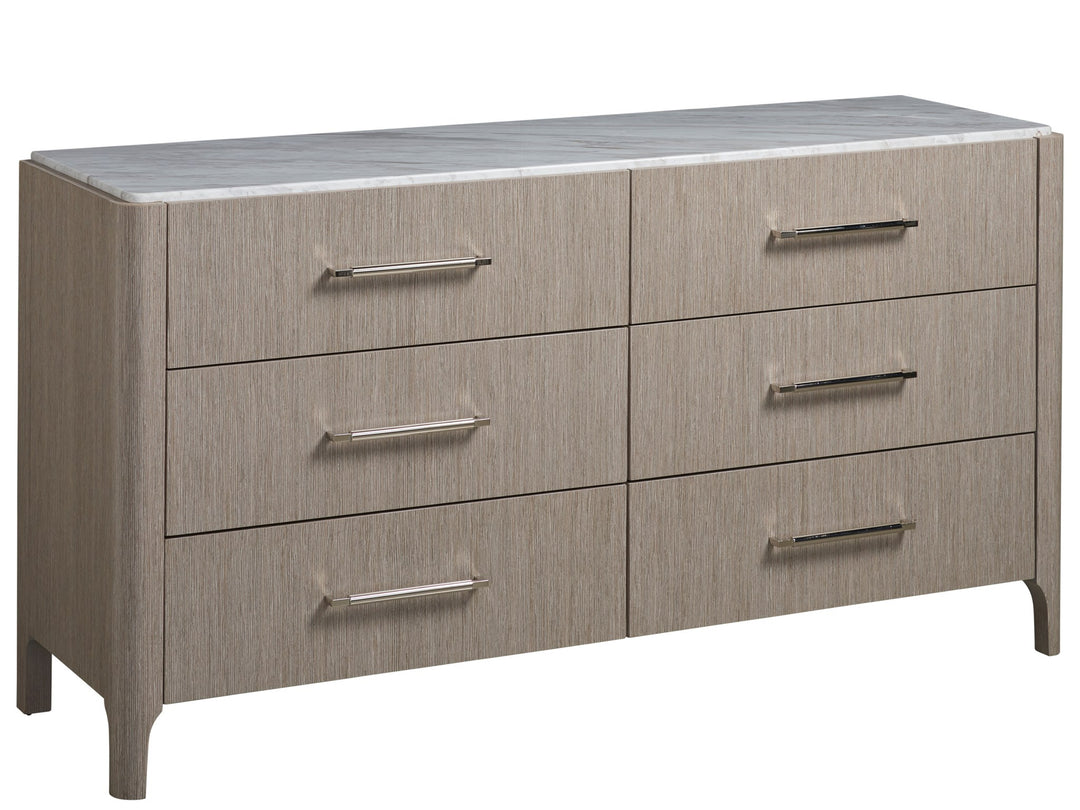 American Home Furniture Universal Furniture Soren Dresser Glacier