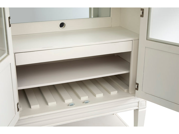 Willowbrook Egg Shell White Display Cabinet - D5324-08