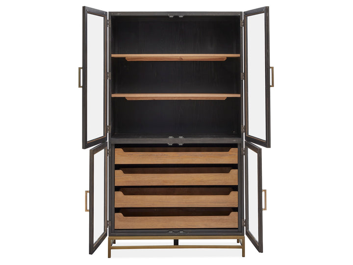 Lindon Coffee Bean Two Tone Cabinet - D5570-01B