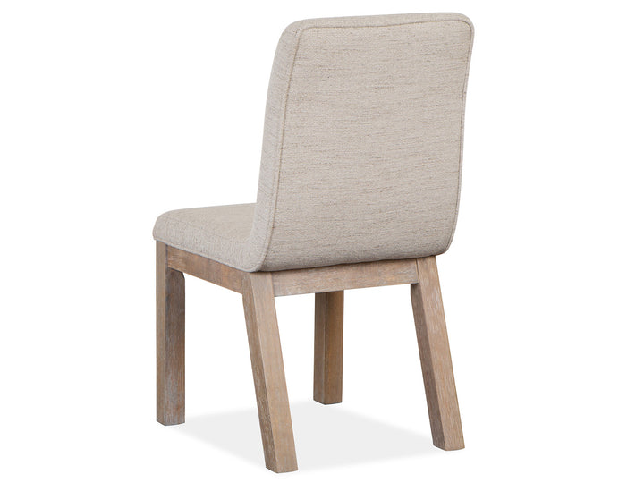 Ainsley Cerused Khaki Upholstered Host Chair - Set of 2 - D5333-66
