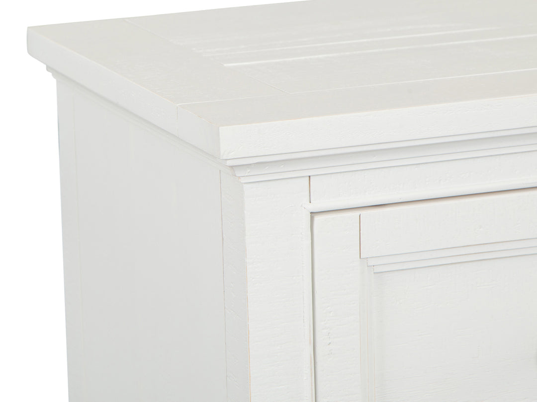 Heron Cove Chalk White And Dovetail Grey Small Drawer Nightstand - B4400-06