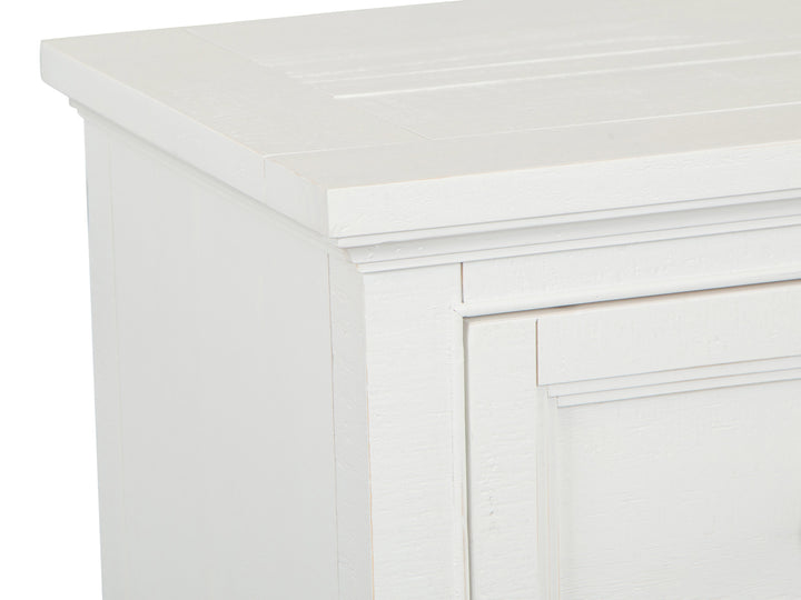 Heron Cove Chalk White And Dovetail Grey Small Drawer Nightstand - B4400-06