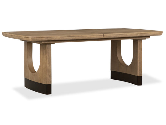 Tristan Swiss Coffee Extendable Trestle Dining Table - D5878-21
