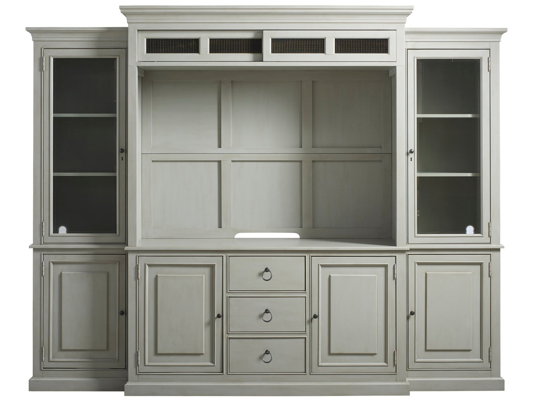 Summer Hill Entertainment Console With Hutch 1 - AmericanHomeFurniture
