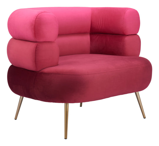 Zuo Arish Accent Chair Red ACCENT + LOUNGE CHAIRS