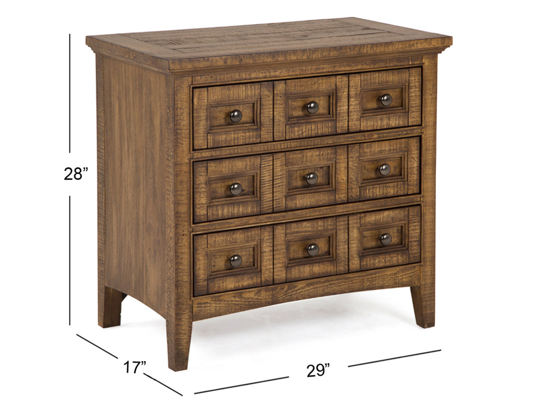 Bay Creek Toasted Nutmeg Drawer Nightstand - B4398-01