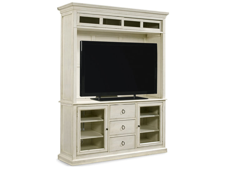 Summer Hill Entertainment Console With Hutch 2 - AmericanHomeFurniture