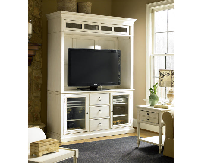 Summer Hill Entertainment Console With Hutch 2 - AmericanHomeFurniture