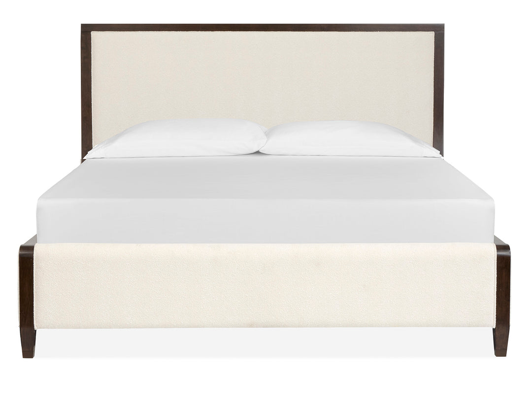 Rowan Espresso King Upholstered Panel Bed - B5769-65