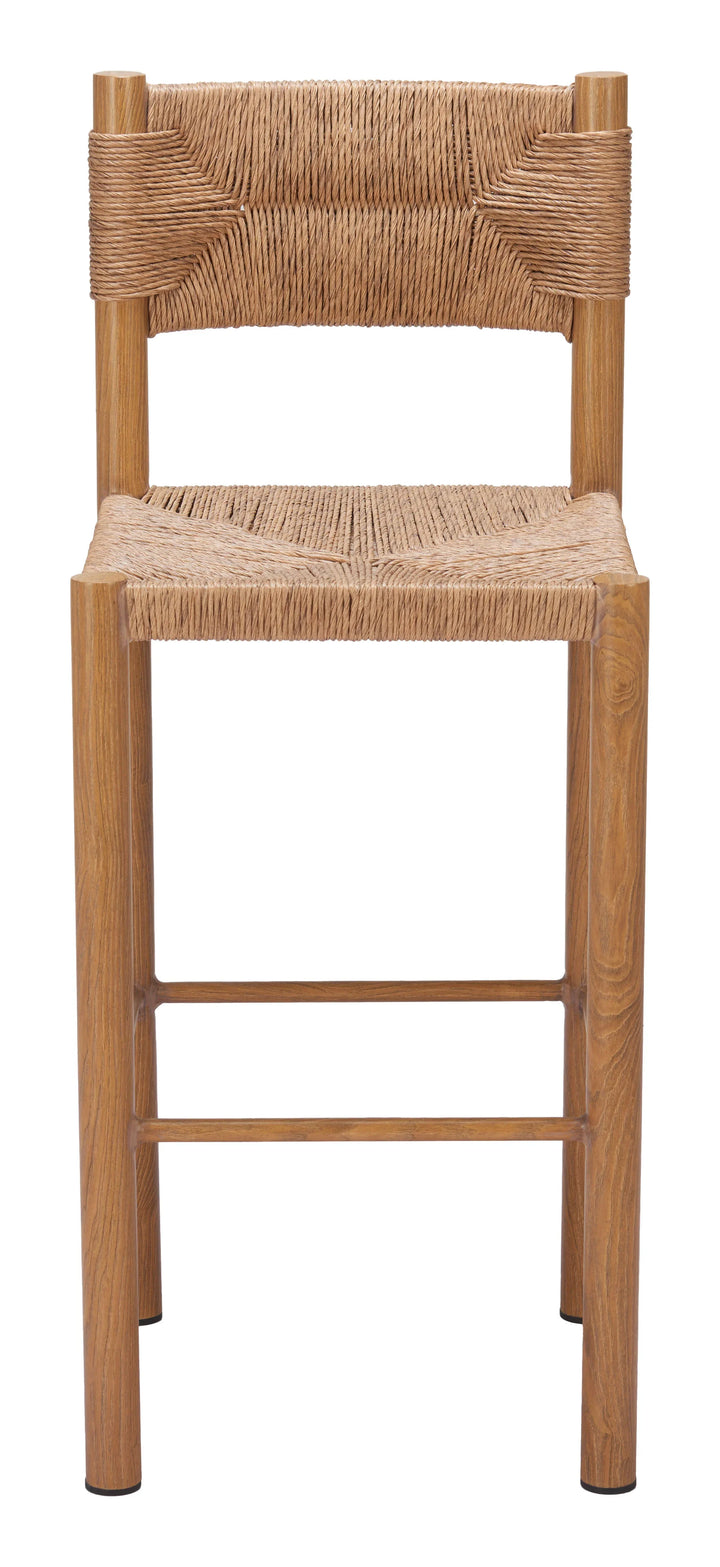 Iska Barstool (Set of 2) Natural - AmericanHomeFurniture