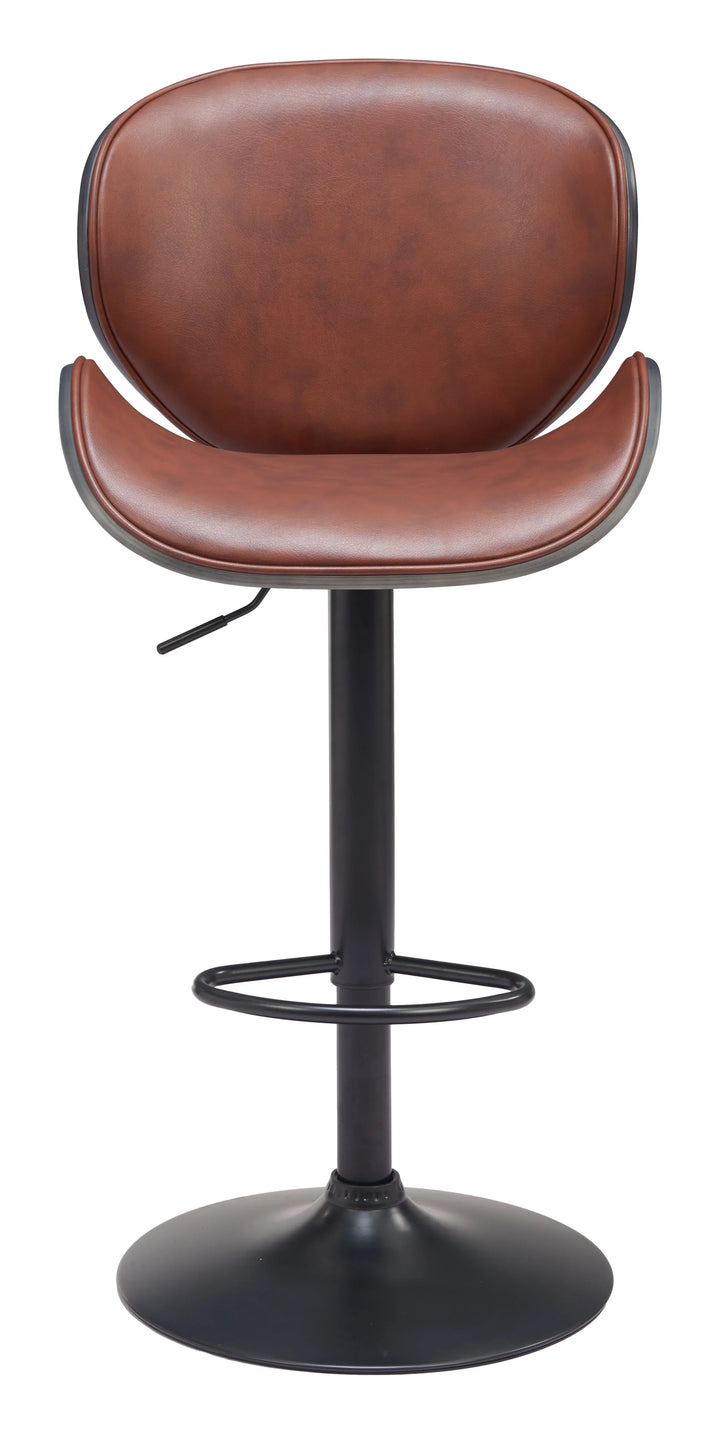 Meyane Barstool Brown - AmericanHomeFurniture