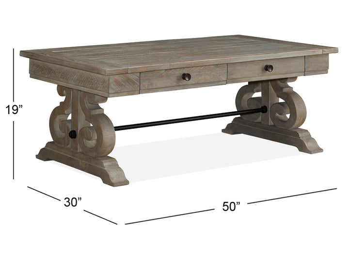 Tinley Park Dove Tail Grey Rectangular Cocktail Table - T4646-43