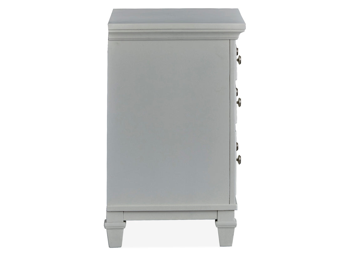 Charleston Harbor Gray Grey Drawer Nightstand - B5611-01GY
