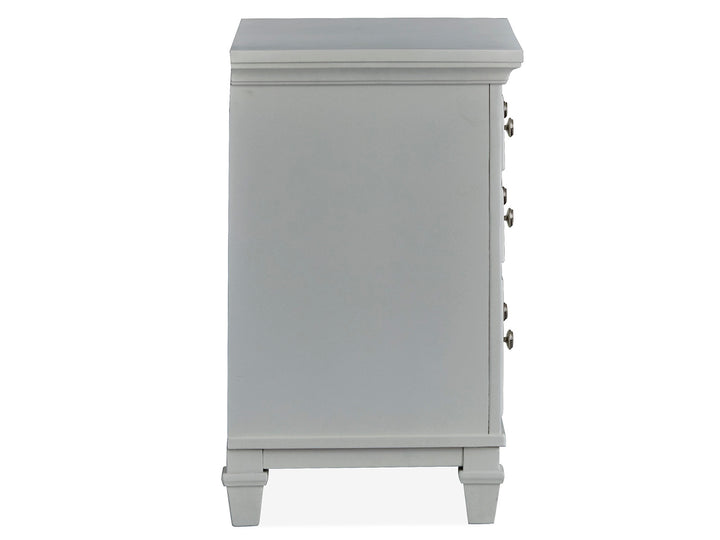 Charleston Harbor Gray Grey Drawer Nightstand - B5611-01GY