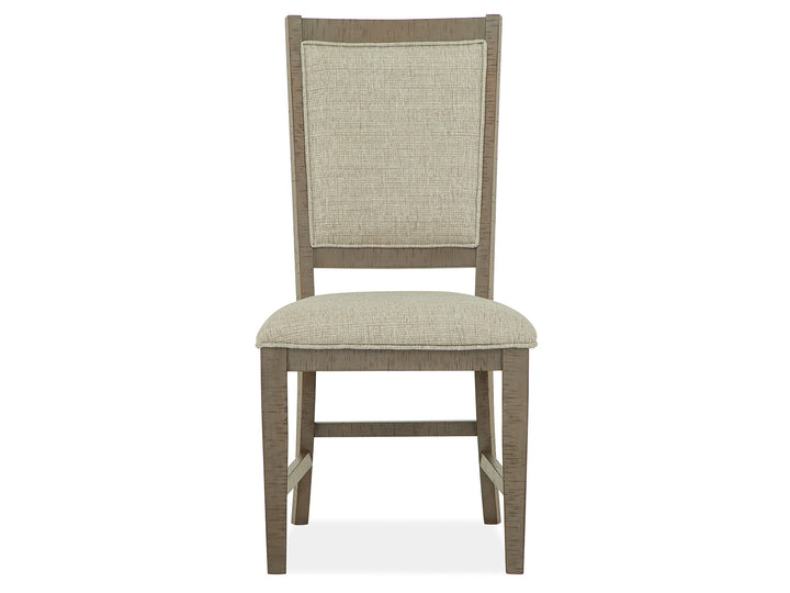 Paxton Place Dovetail Grey Step Upholstered Side Chair - Set of 2 - D4805-65