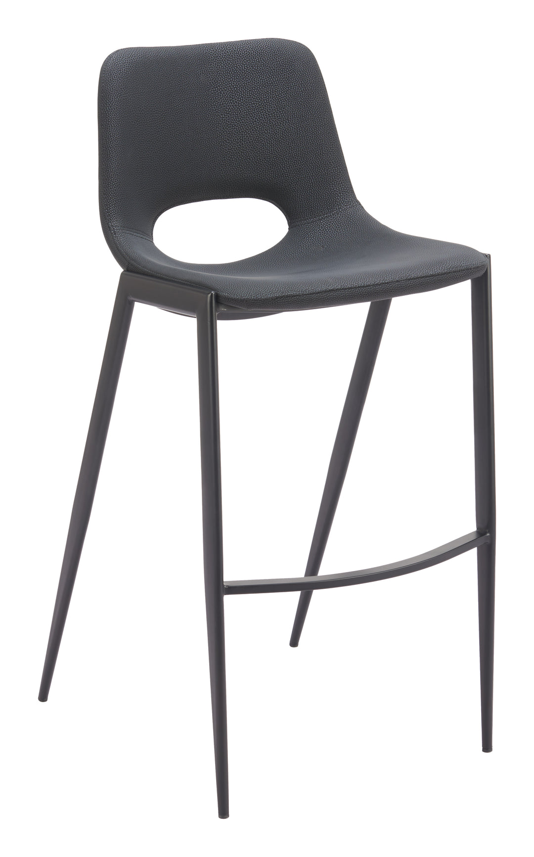 Desi Armless Barstool (Set of 2) Black - 110827