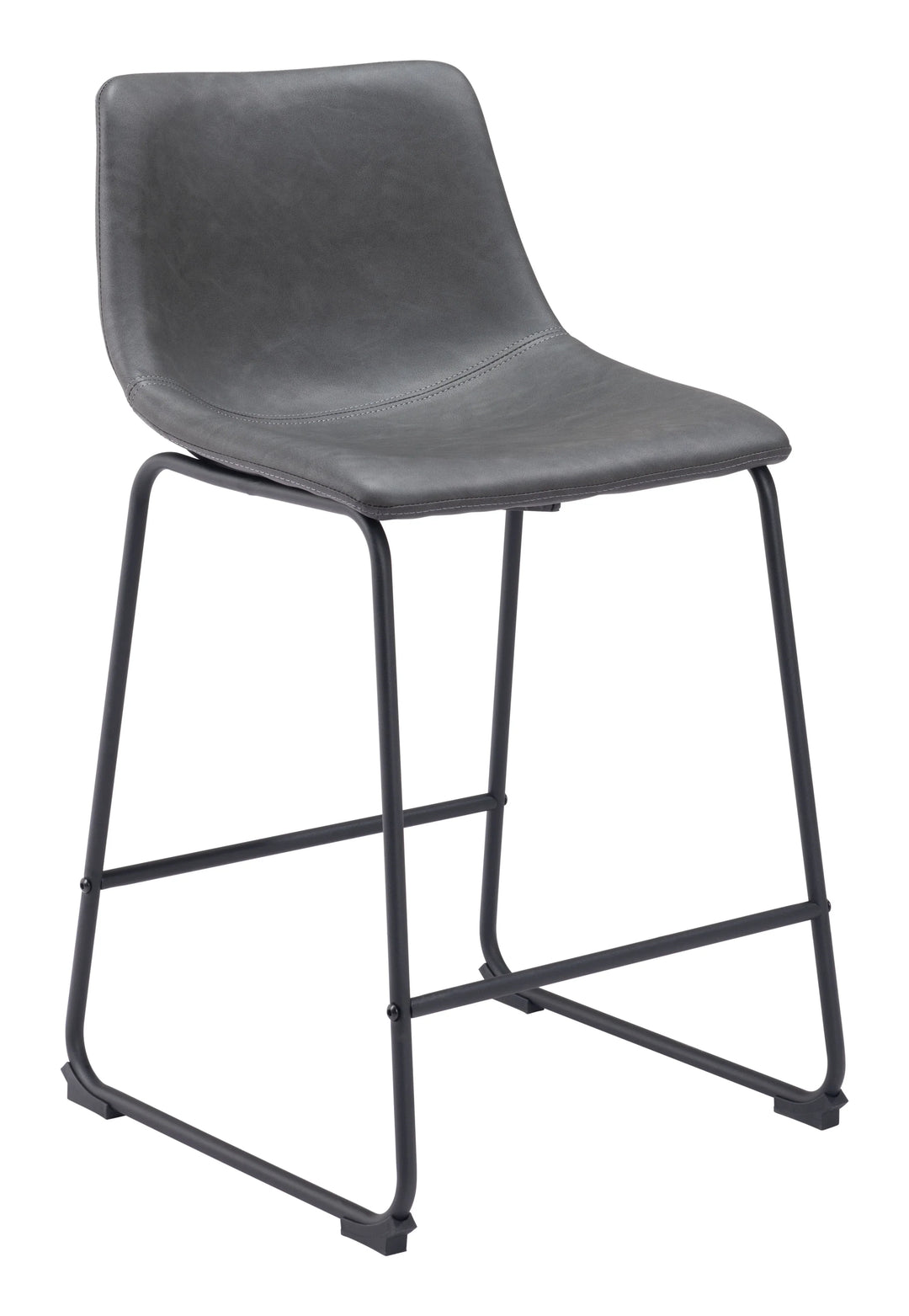 Smart Counter Stool (Set of 2) Charcoal - AmericanHomeFurniture