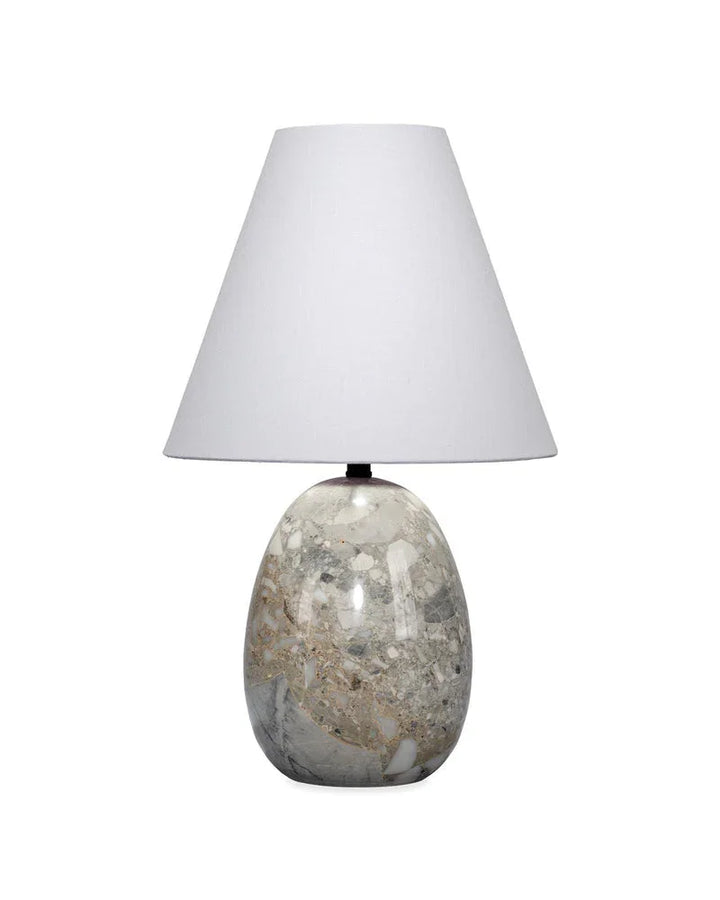 Capsule Table Lamp with Linen Shade - AmericanHomeFurniture